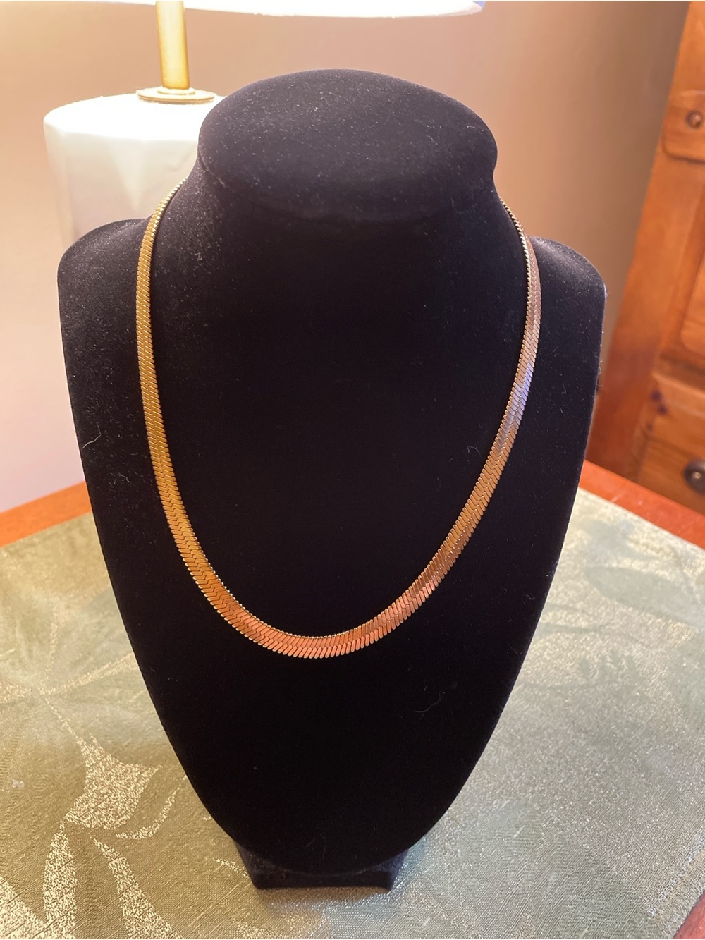 Stainless Steel Gold Tone Necklace